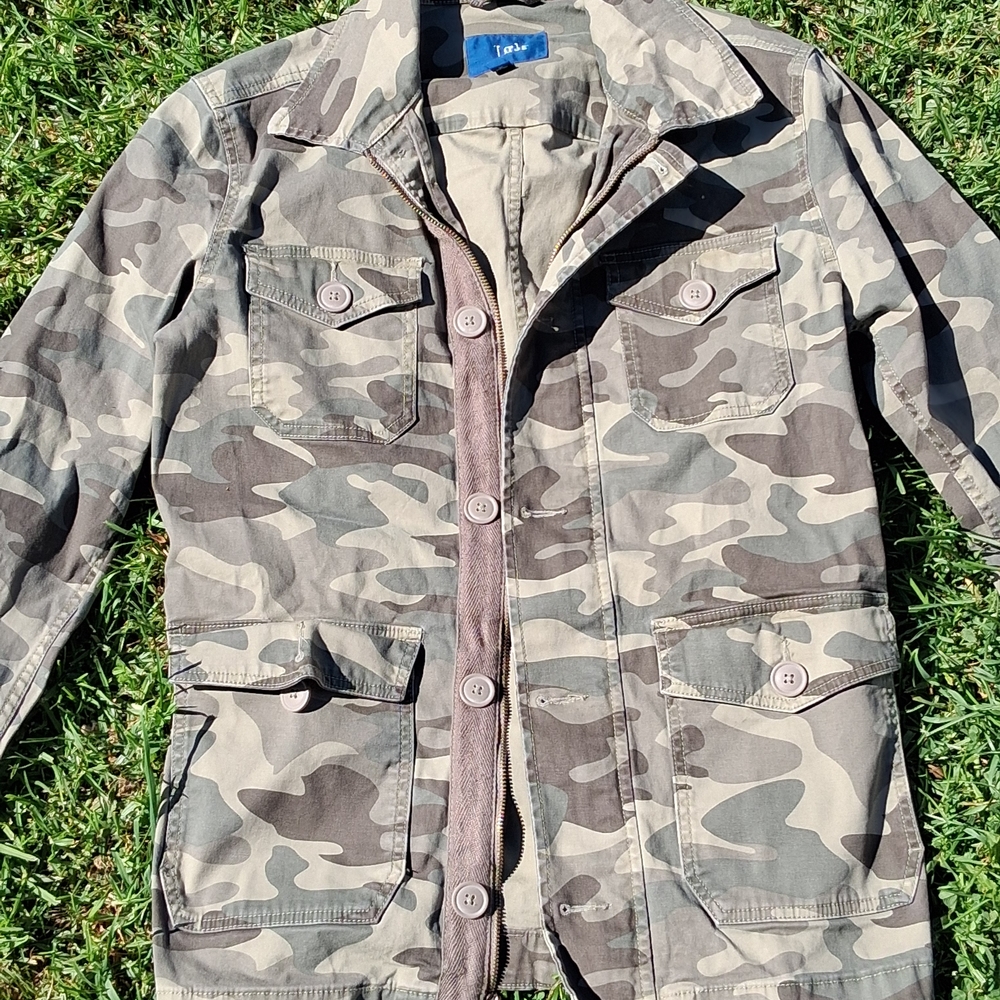George Men's Short Sleeve Camo Shirt - Olive Green & Tan